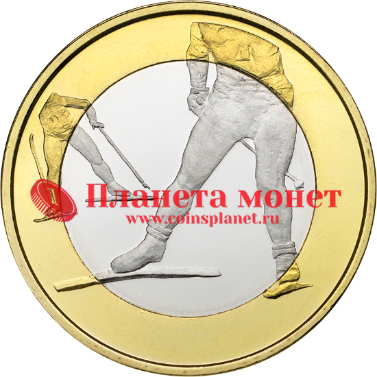 Реверс монет Лыжная гонка