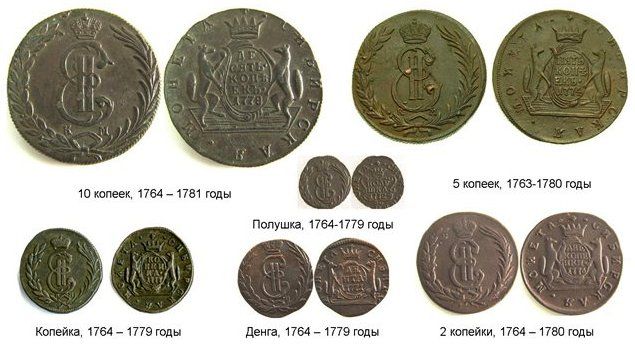Сибирские монеты