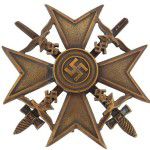 Испанский крест. Третий рейх. Бронза
