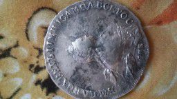Монета 1 рубль 1754 года СПБ-BS-ЯI, серебро, вес 25,85 г